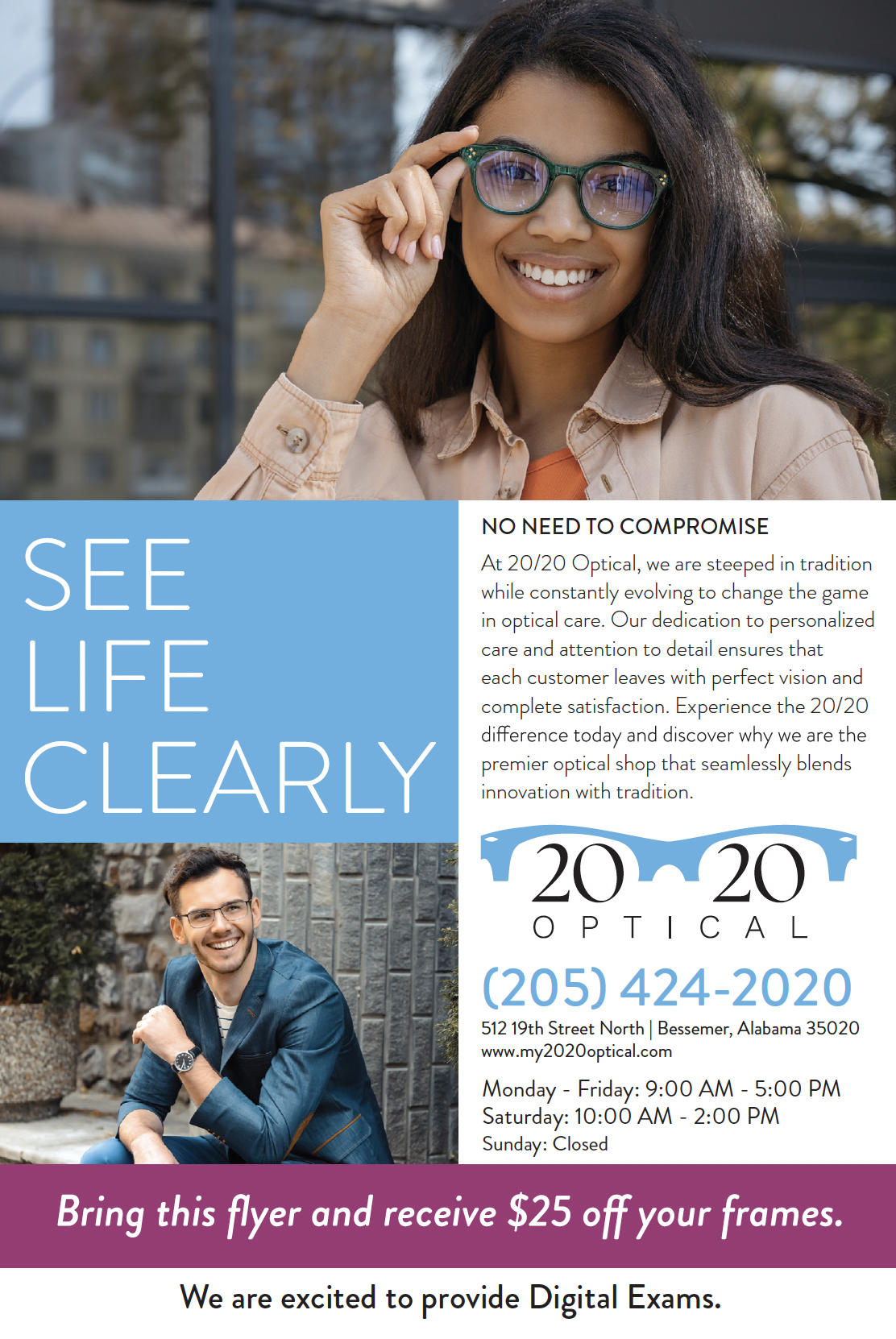 2020 Optical See Better, Look Better, & Live Better