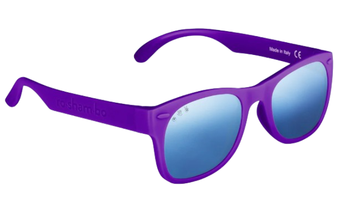 Grey lens/purple frame
