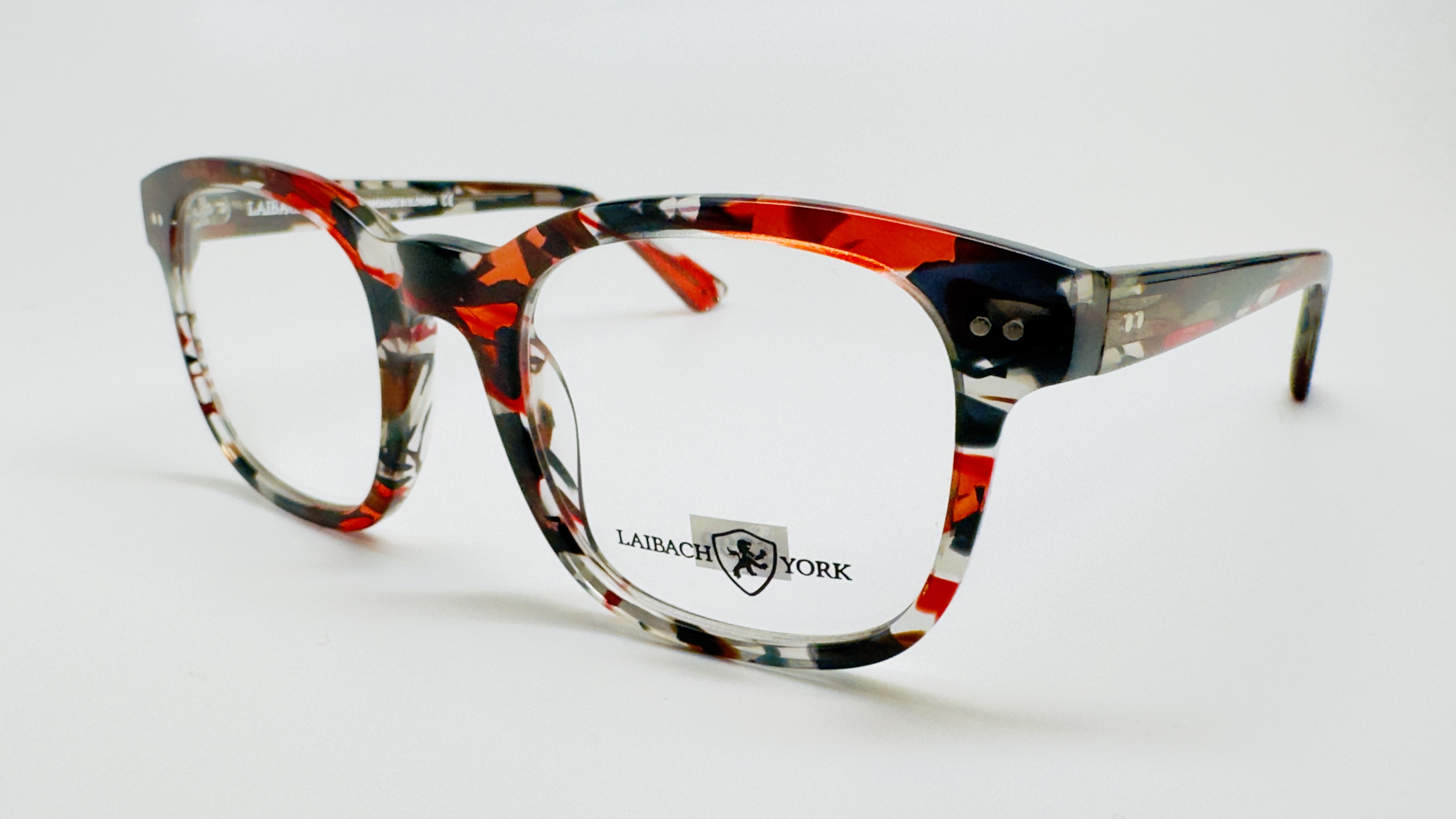 Black/Red/Clear
