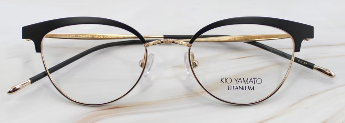 Semi Matte Black and Gold