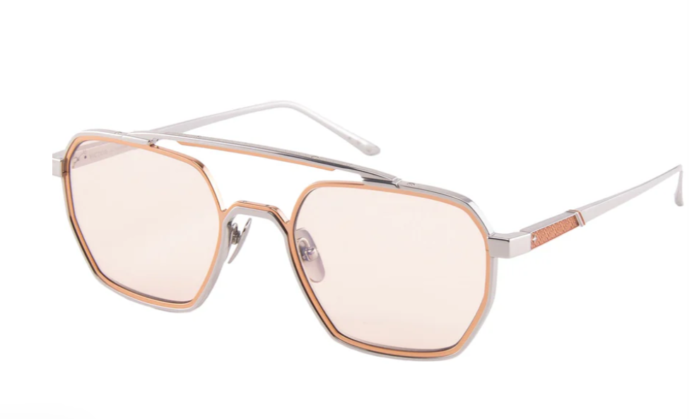 12K Silver / 18k Rose Gold