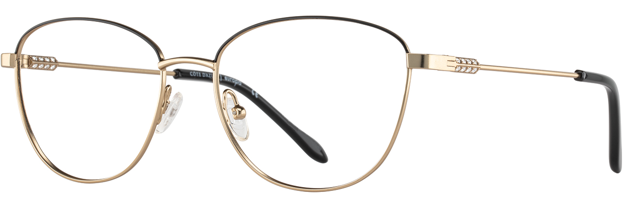 Black / Antique Gold