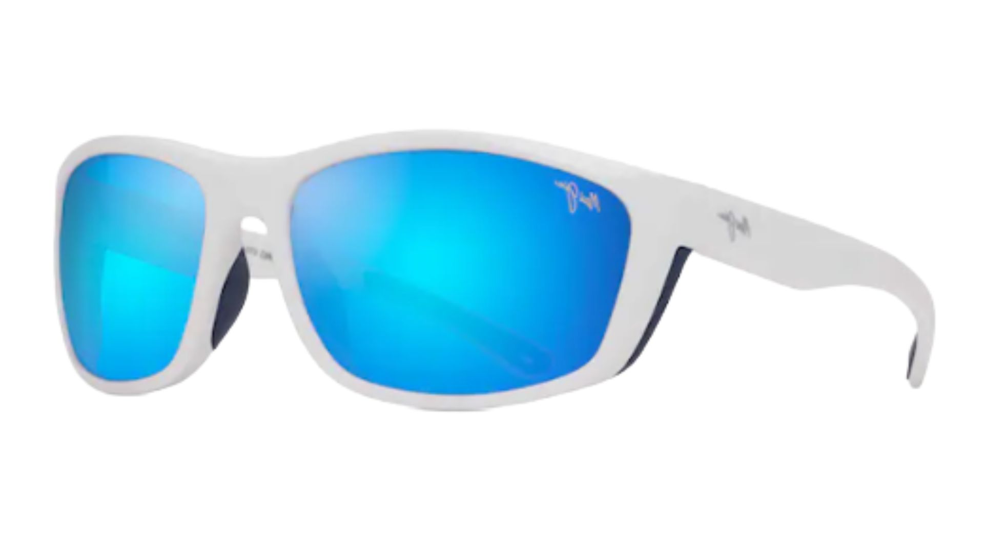 WHITE W/ NAVY RUBBER