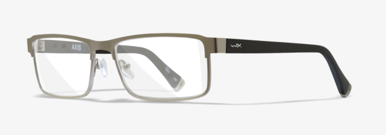 AXIS MATTE SILVER / GLOSS BLACK FRAME