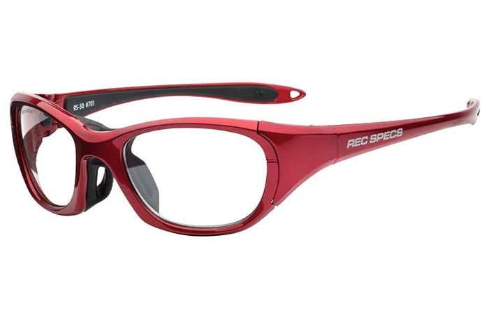 Shiny Crimson / Clear with Silver Flash