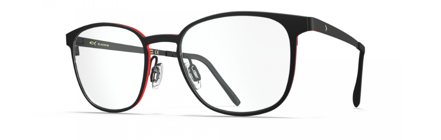 1763-Matt Black/Fluo Red
