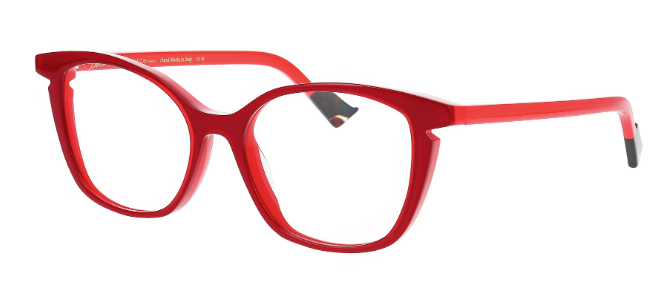2216-Red Transparent/Flash Red