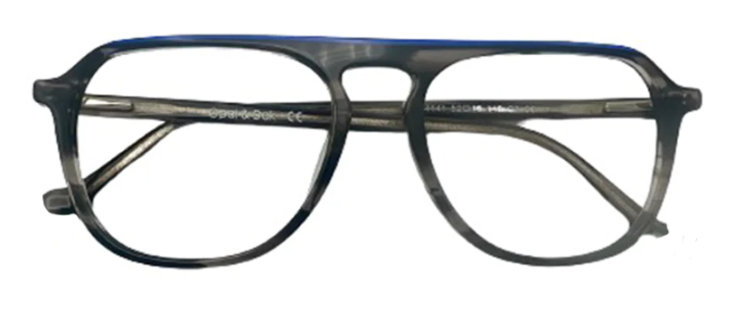 Gray/Blue Stripe