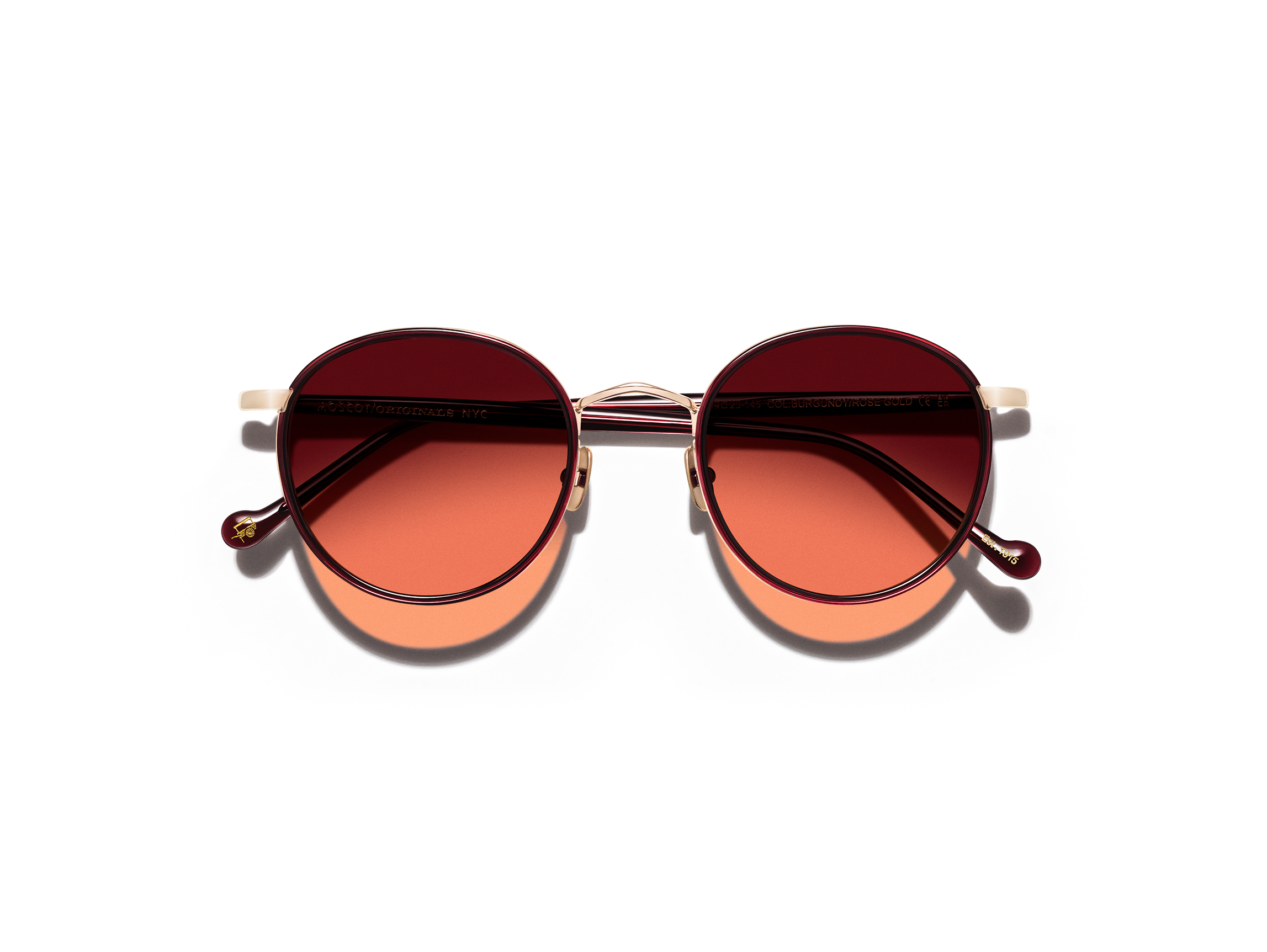 BURGUNDY/ ROSE GOLD