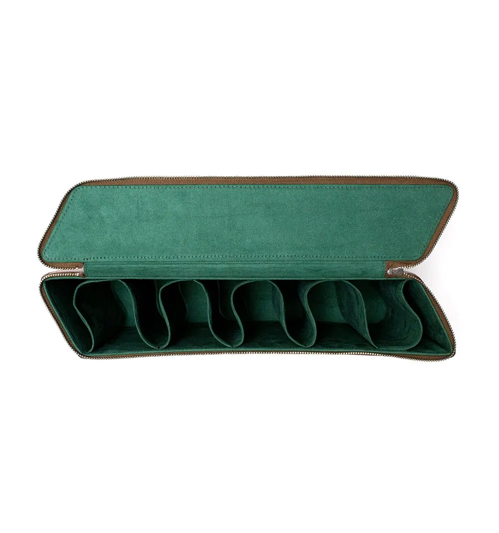 PARALLELOGRAM PRIZM STORAGE BOX / HAZELNUT/GREEN