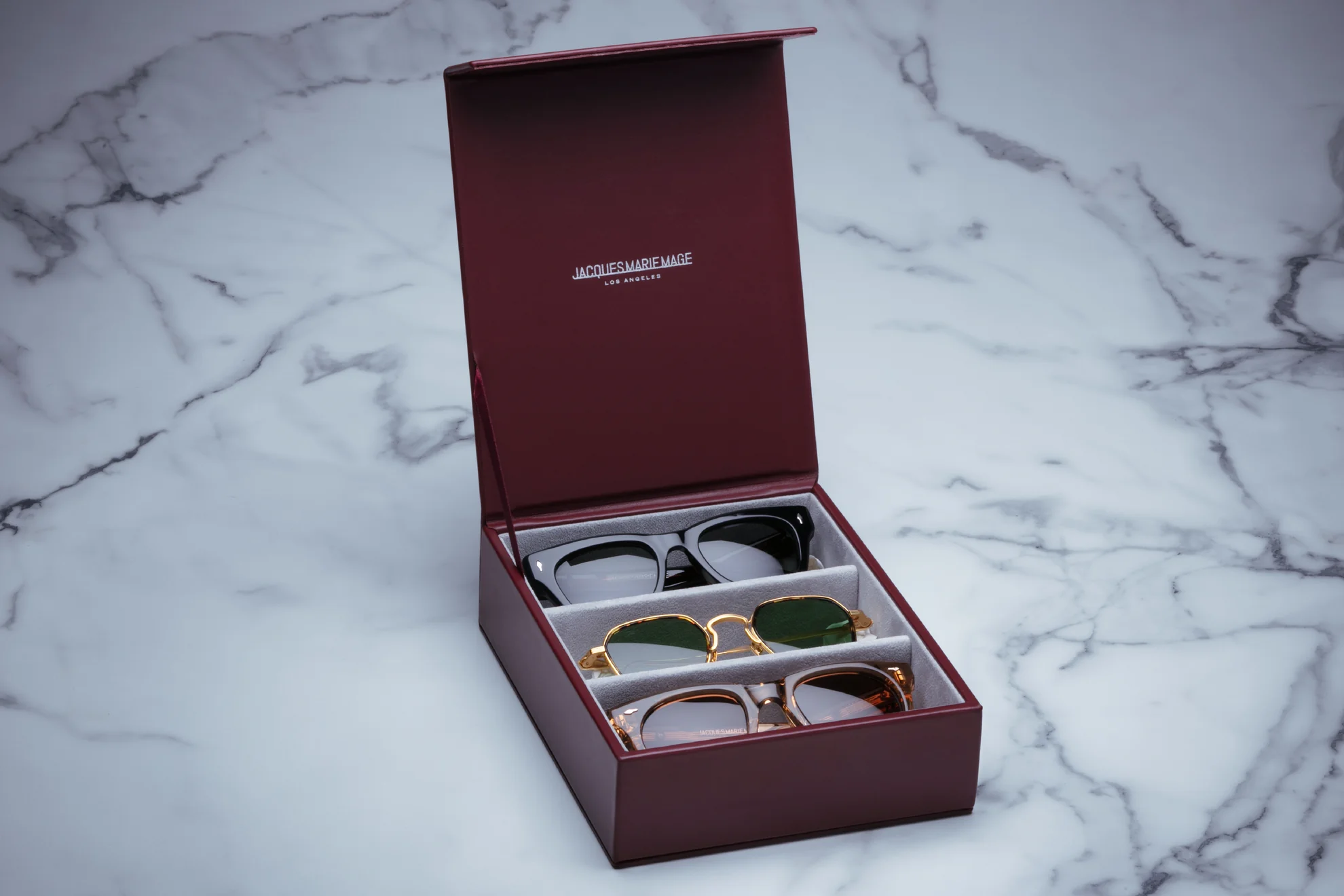 3 PIECE LEATHER TRAY