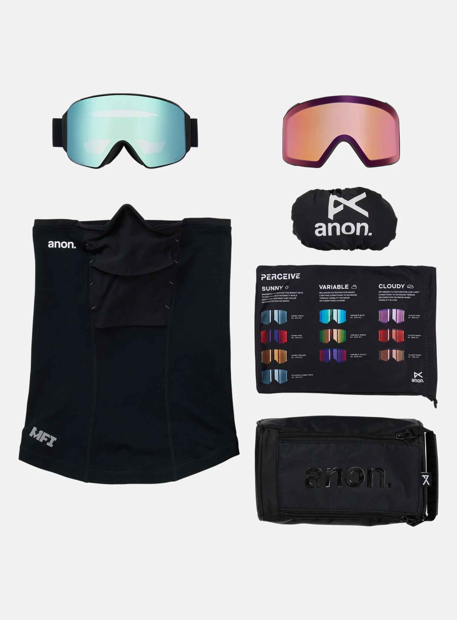 M4 CYLINDRICAL / BLK/BLUE