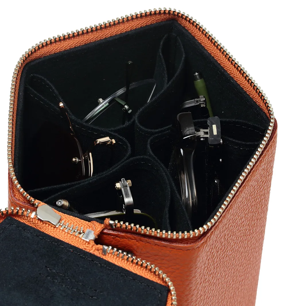 PENTAGONAL PRISM BOX / ORANGE/BLACK