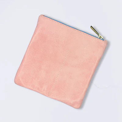 LEATHER CASE / ACID PINK LT BLUE GOLD