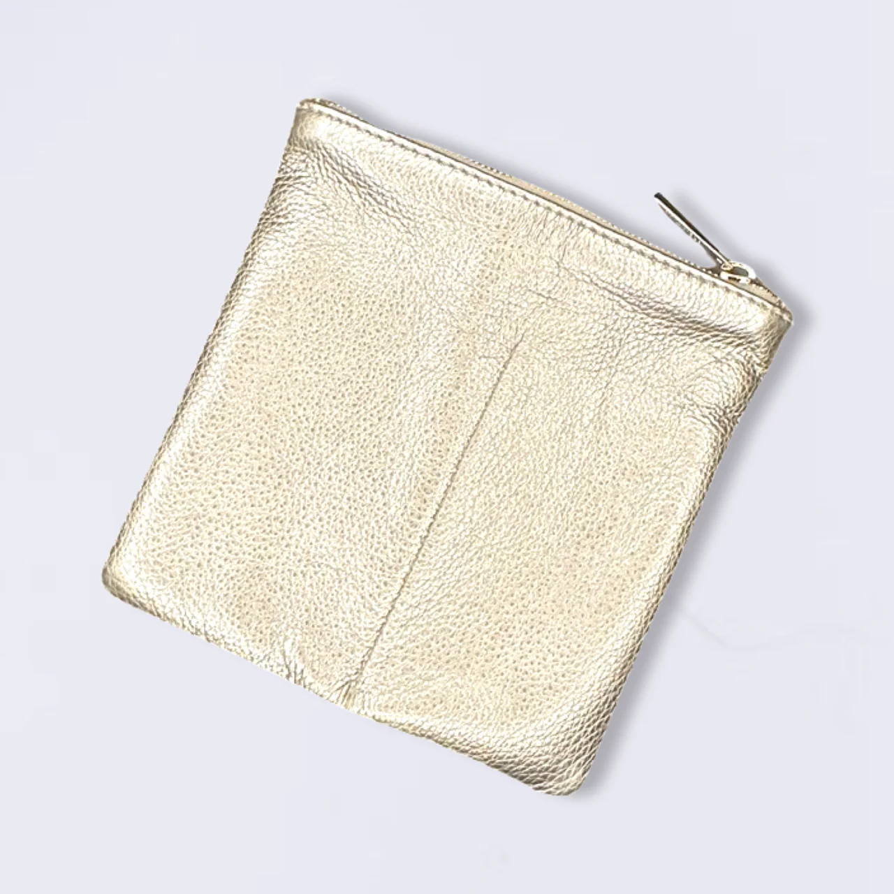 LEATHER CASE / GOLD METALLIC