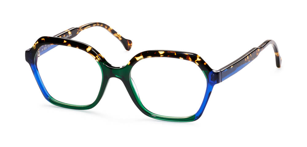 931-Green/Dark Havana/Ultramarine Blue