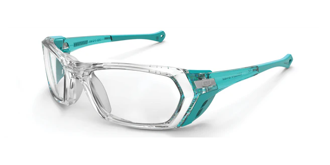 Shiny Clear/Turquoise
