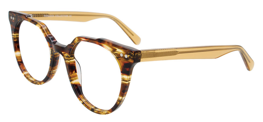 Transparent Khaki & Striped Tortoise