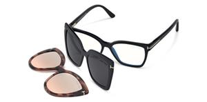 Black, Blue Block/ Clips: Black & Smoke, Pink Havana & Rose Flash