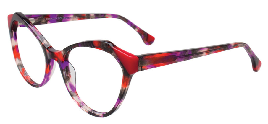 Purple Tortoise & Red Trim