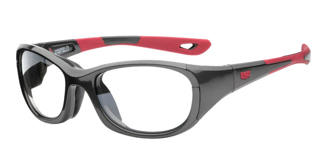 Shiny Gunmetal/Red