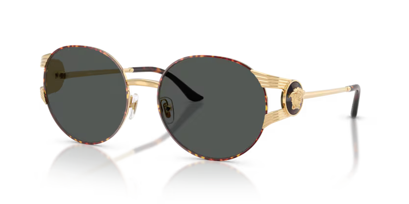 GOLD VERSACE/HAVANA / DARK GREY