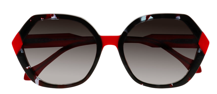 Face a Face Gioco 2 col 0078 Black/Blue Translucent Burgundy temps w/ Purple grad lenses