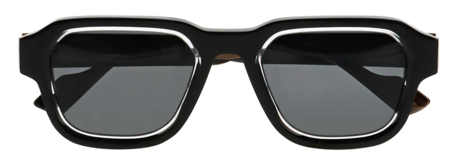 Face a Face Shadow 3 col 9123 Black/Brn/White stripes w/ Grey 3 solid lenses