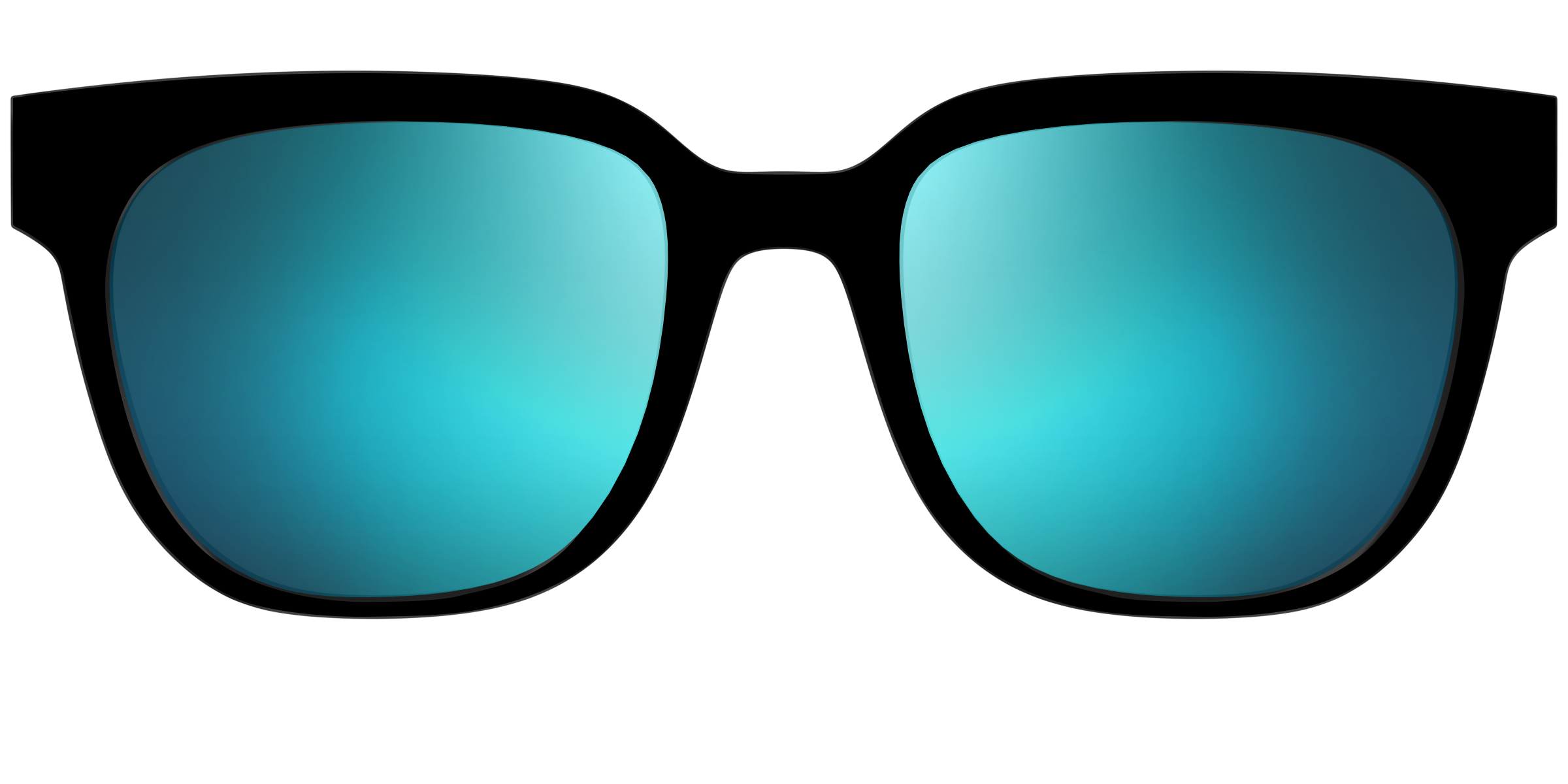 Blue Reflect Sun Top