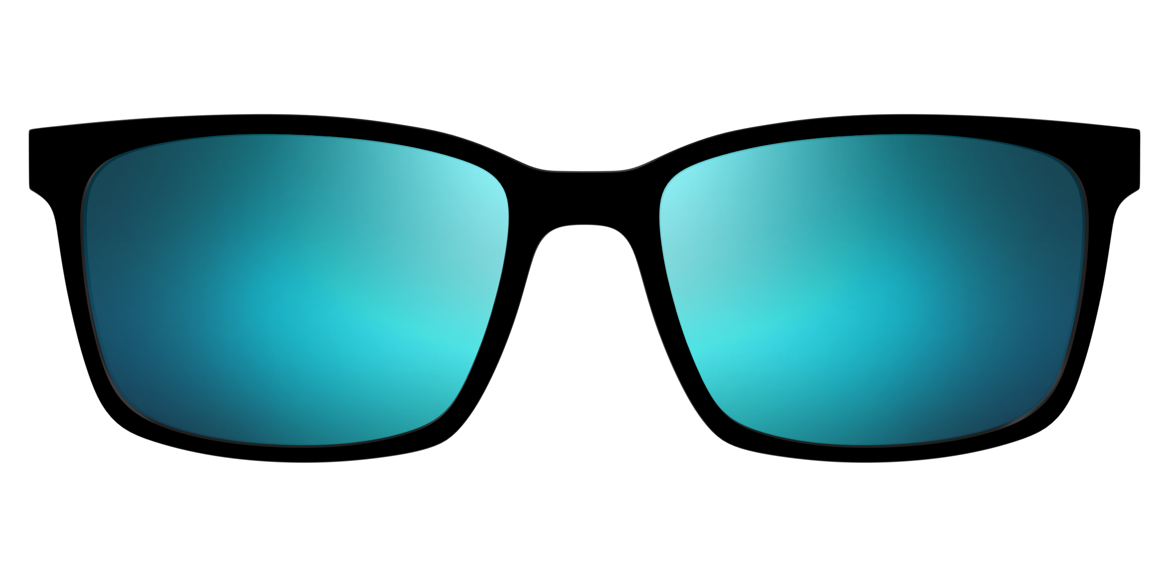 Blue Relect Sun Top