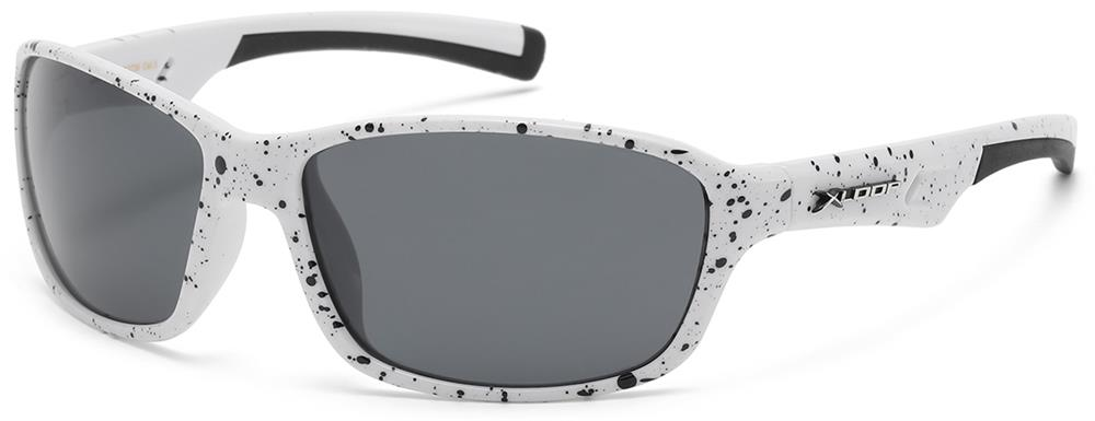 cat. 3 white w/blk paint splatter