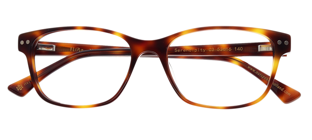 Serendipity Pckg W 3 Clips/ Tortoise/ 53/16/140