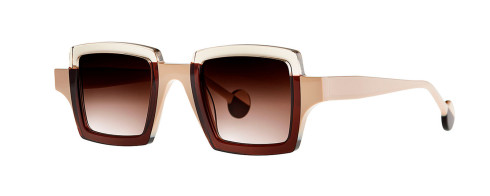 11 TRANSPARENT REDDISH BRN/SAND/IVO