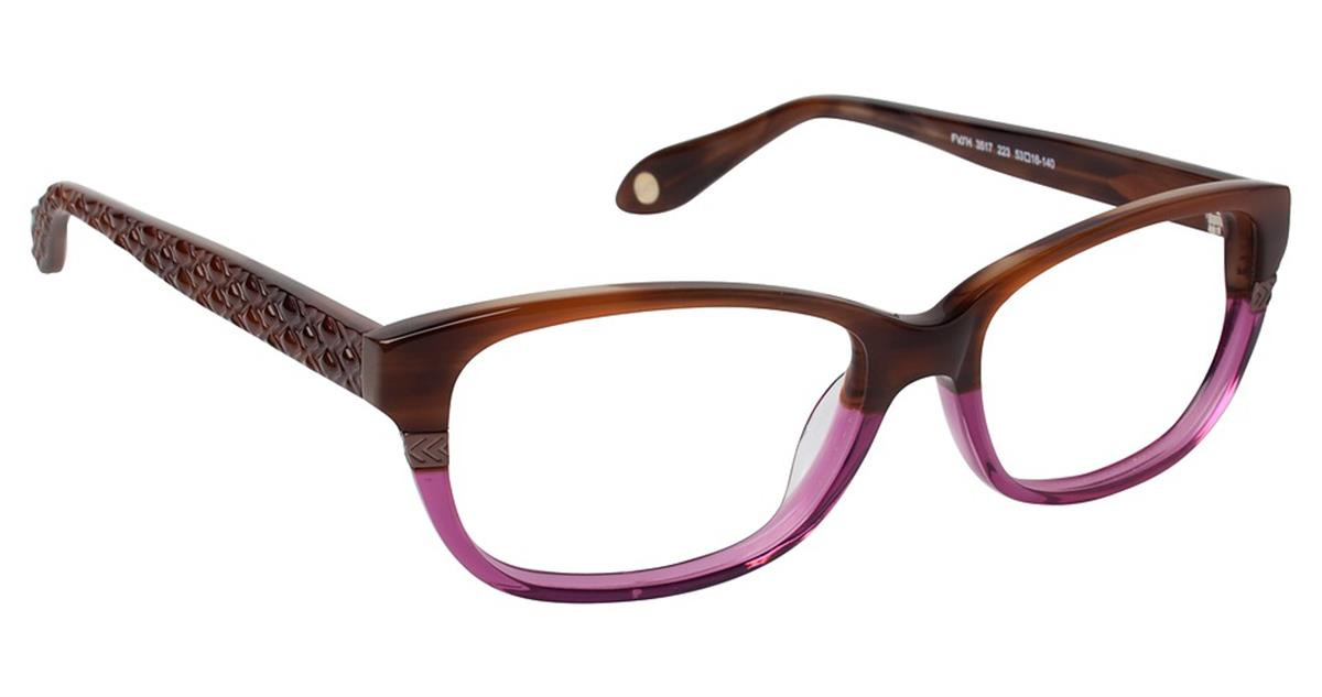 Brown with pink