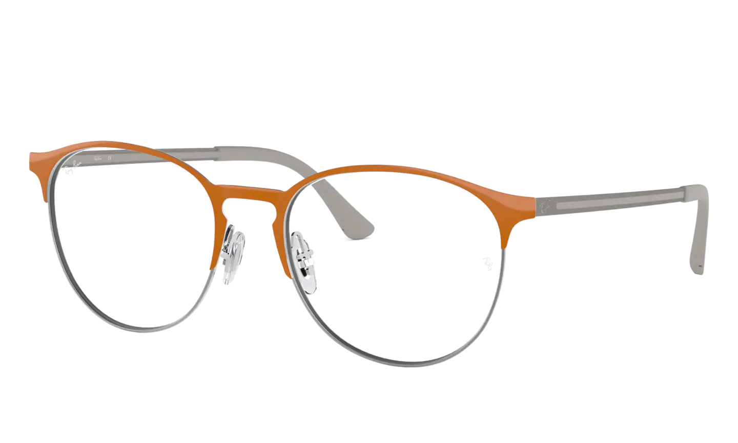 GUNMETAL TOP ON ORANGE