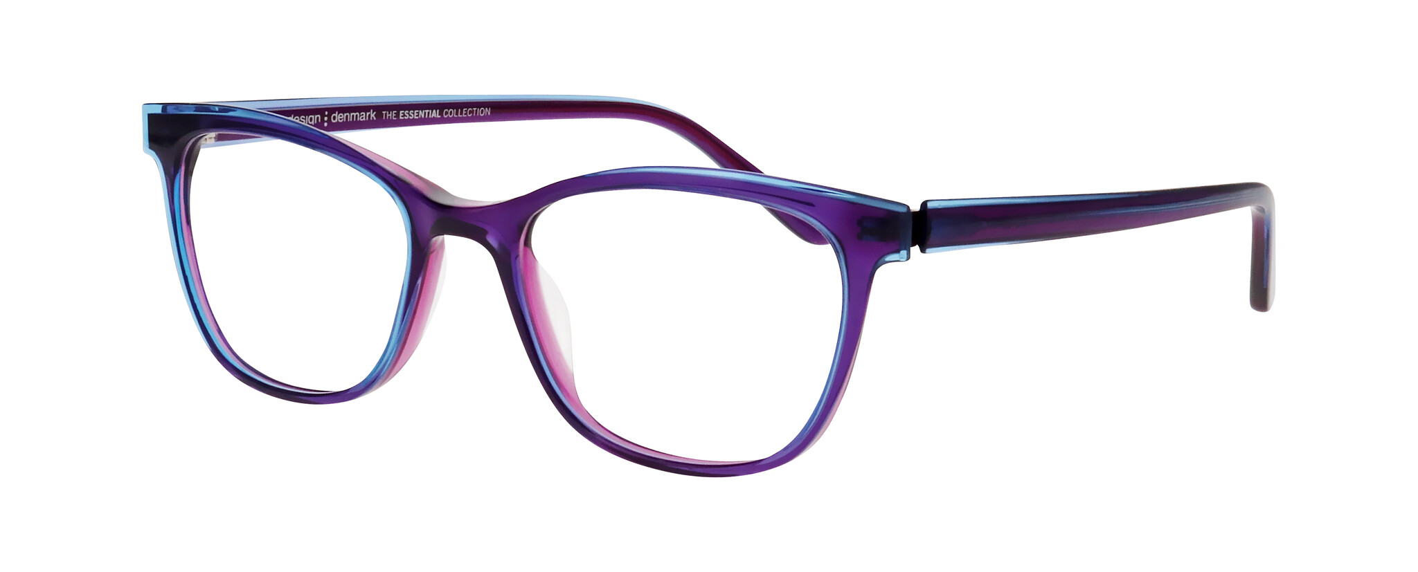 PURPLE-BLUE MEDIUM TRANSPARENT