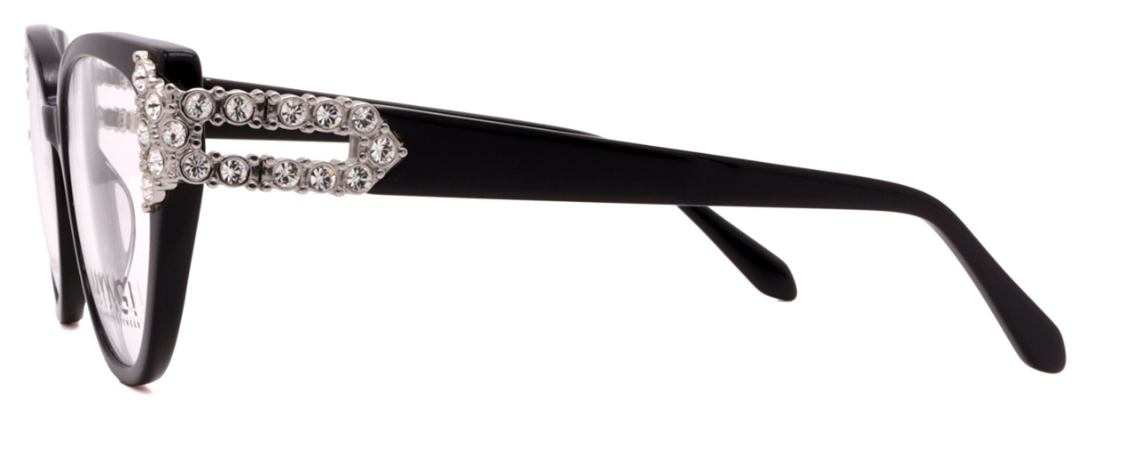 GENEVIEVE 2677 / BLACK SILVER CRYSTAL
