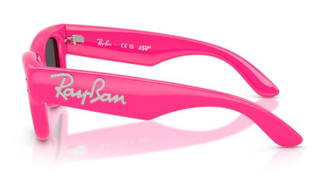 RB4940B WAYFARER PUFFER / PINK WITH STRASS / ULTRA BLACK