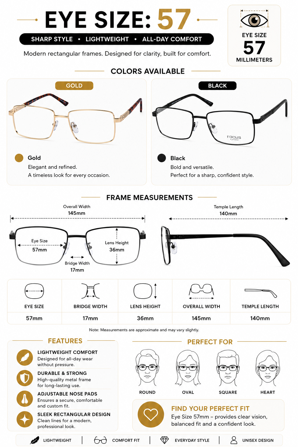 FOCUS 80 / Gold