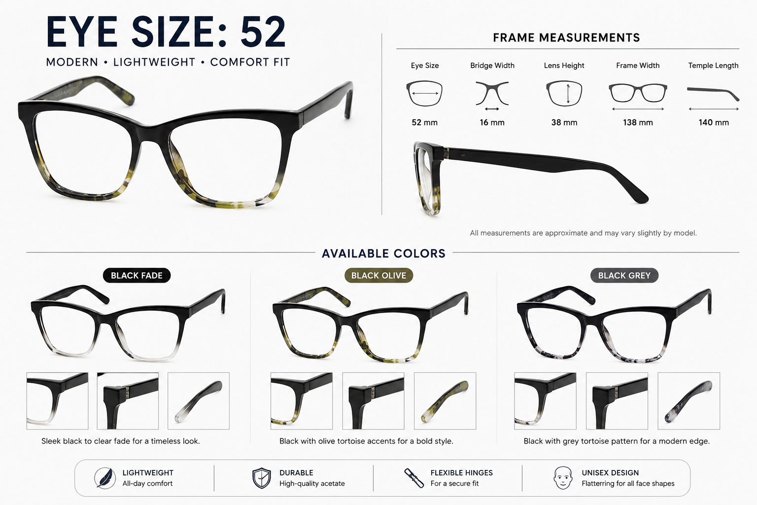 Focus 280 / Black Grey