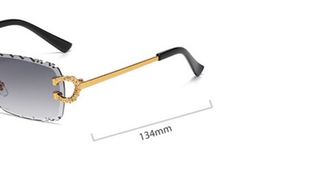 7014 / Gold - Black Lenses