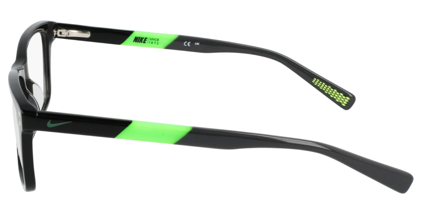 NIKE 5538 N / BLACK-FLASH LIME
