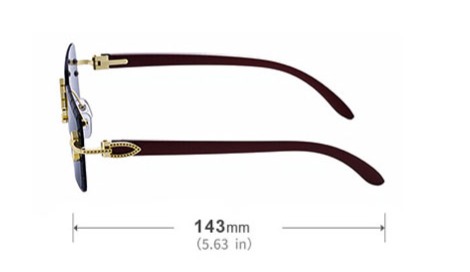 XN-90324 / Brown,Gold - Black lenses