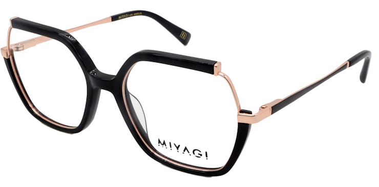 2726 Oprah / Black / Rose Gold