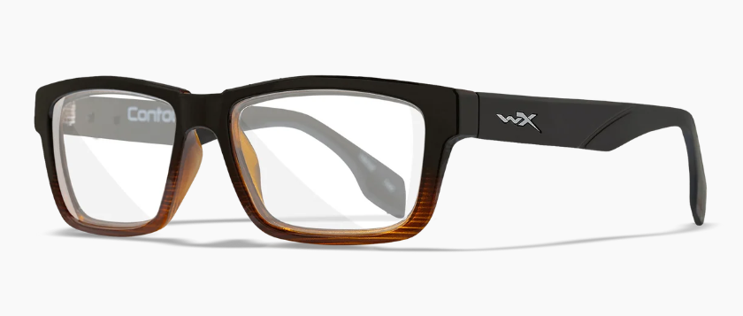 CONTOUR / Gloss Black / Brown Stripe