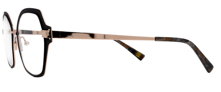 1552 Connie / Black and Rose Gold