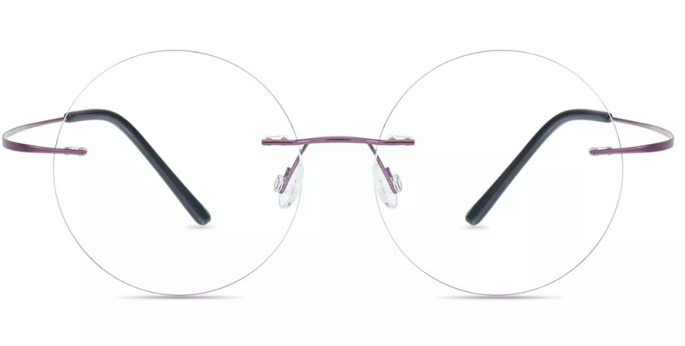 Photo of a Round - Rimless  frame