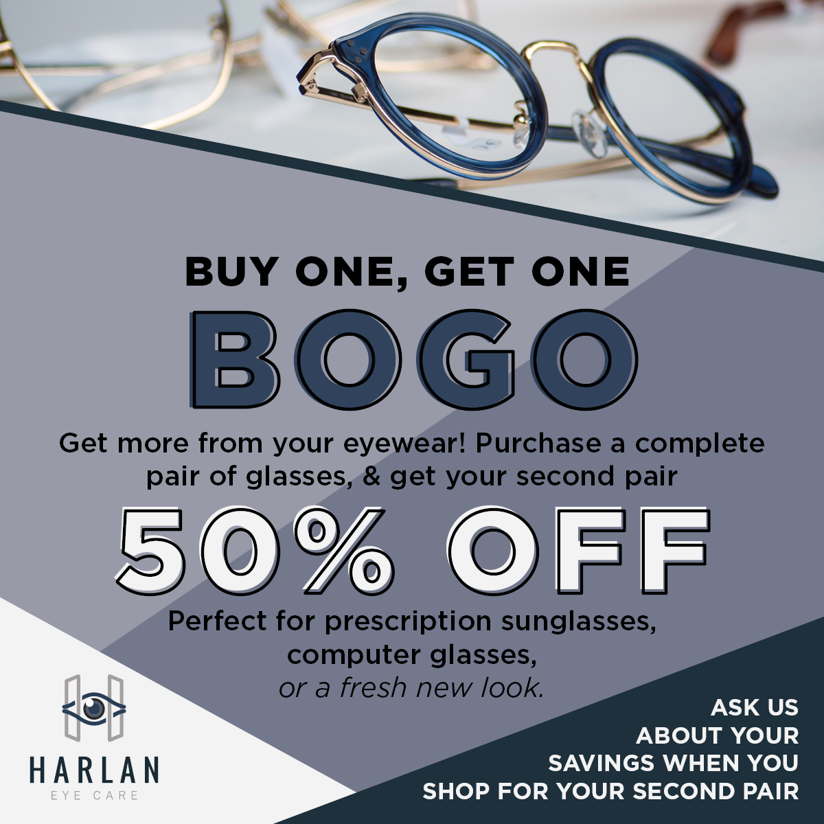 Harlan Eye Care:  SEE WELL. BE KNOWN.  We serve the eye care needs of Collierville, Germantown, and the surrounding Memphis community.  Locally owned.  All ages welcome.