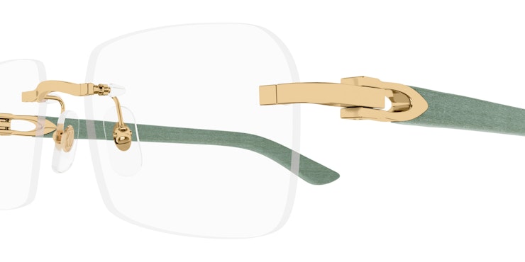 CT0453O / Gold Green Transparent