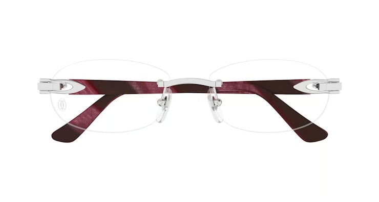 CT0455OJ / Silver Burgundy Transparent